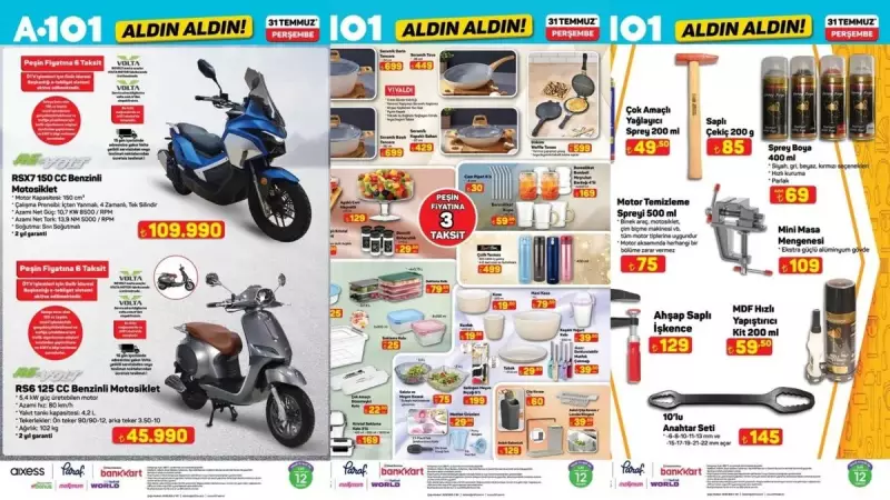 A101'in 31 Temmuz 2025 Kataloğu Şaşırtıyor: Başkül El Mikseri ve El Blender İndirimde!