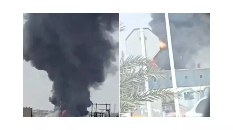 Abadan'daki Petrol Rafinerisinde Büyük Yangın: Alevler Gökyüzünü Kızıla Boyadı!