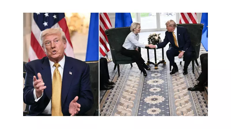 ABD ve AB Tarihi Anlaşmaya İmza Attı: Trump 'Şimdiye Kadarki En Büyük Ticaret Anlaşması' Dedi!