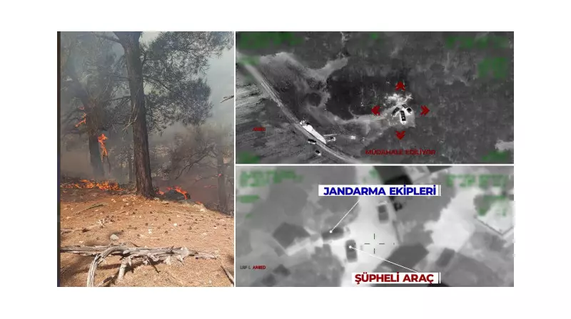 Adana'da Orman Yangını Çıkaran Şüpheliler Kamerada! İşte O Anlar