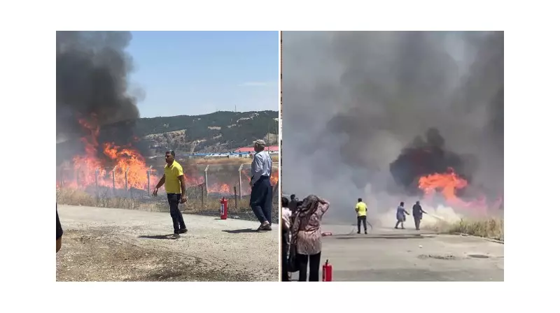 Adıyaman'da Vatandaşların Çabuk Müdahalesi Konteyner Kent Felaketini Önledi!