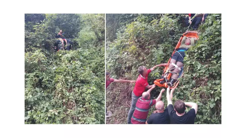 AFAD Ekipleri, Arazide Yaralanıp Mahsur Kalan Kadını Mucizevi Şekilde Kurtardı!