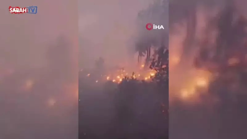 Alevlerin Ortasında Kahramanlık: Orman Yangını Ekiplerinin İnanılmaz Geçişi!