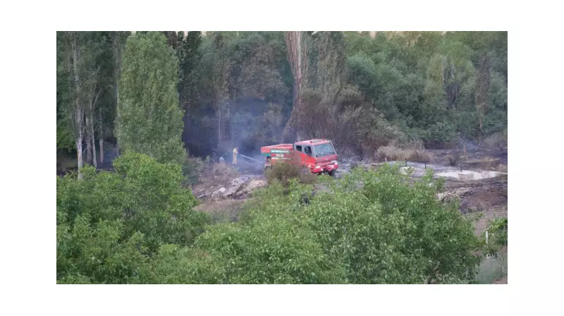 Anız Yangını Faciaya Dönüşmek Üzereydi! İşte Yaşananlar...