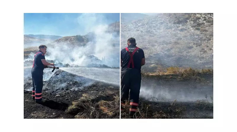 Çankırı'da Çıkan Örtü Yangını Kontrol Altına Alındı: İşte Detaylar!