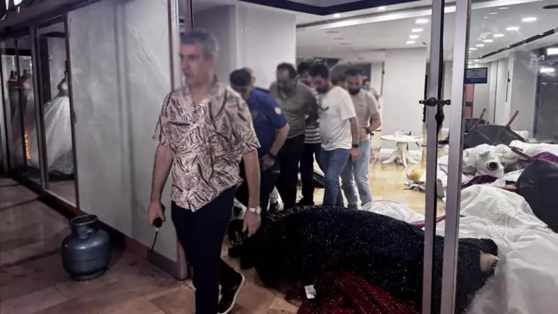 Antalya'da Gelinlik Dükkanını Kundaklamaya Kalkan Şüpheli Yakalandı!