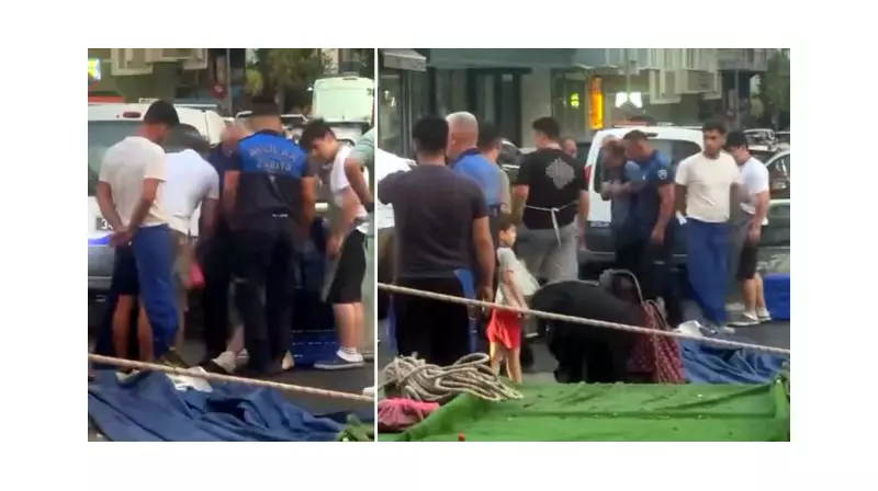 Avcılar'da Korkunç Kaza: Pazar Yerinde Demir Direk Devrildi!