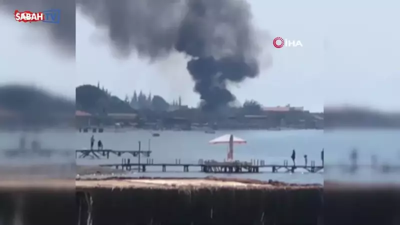 Ayvacık'ta Restoranın Mutfağında Çıkan Yangın Kısa Sürede Kontrol Altına Alındı!