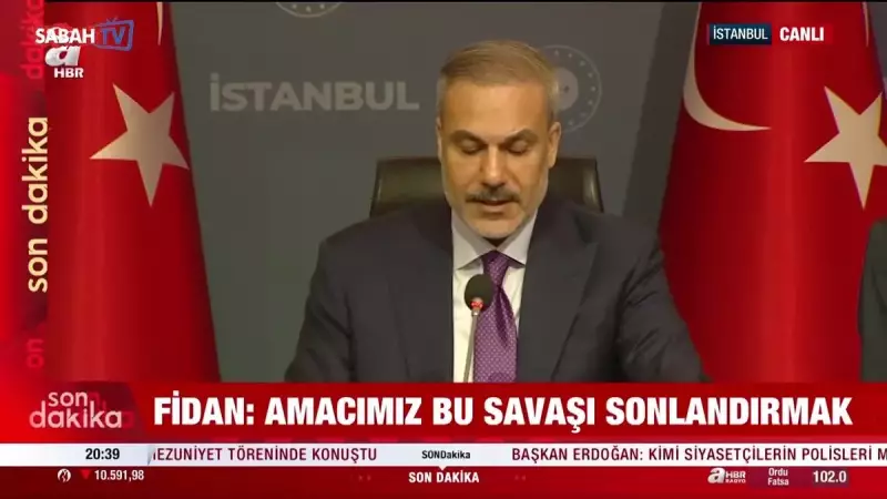 Bakan Fidan'dan Çarpıcı Açıklama: 'Bu Savaşı Bitirmek İçin Tüm Gücümüzle Çalışıyoruz'
