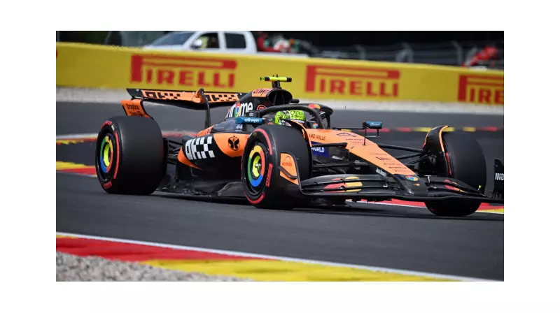 Belçika GP'de Şok! Lando Norris Pole Pozisyonunu Kaptı