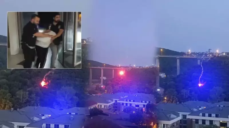 Beykoz'daki Yangını Çıkardığı İddia Edilen Kişi: 'Eğlenmek İçin Fişek Attım'