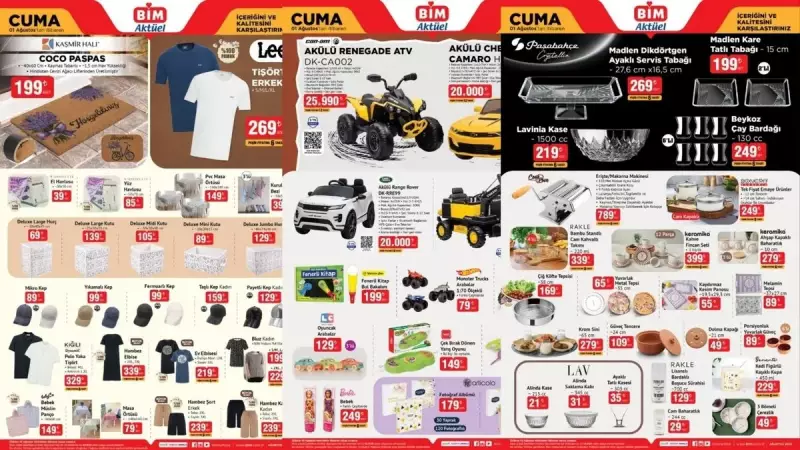 BİM'in Yeni Aktüel Ürünleri Ortaya Çıktı! 29 Temmuz - 1 Ağustos 2025 Kataloğunda Neler Var?