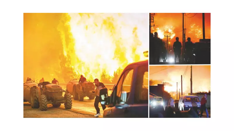 Bursa'da Korkutan Yangın: Alevler Mahalleyi Sardı!