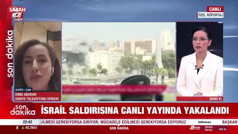 Canlı Yayında İsrail Saldırısına Tanık Olan Spikerin Dehşet Dolu Anları: 'Sesim Titriyordu'