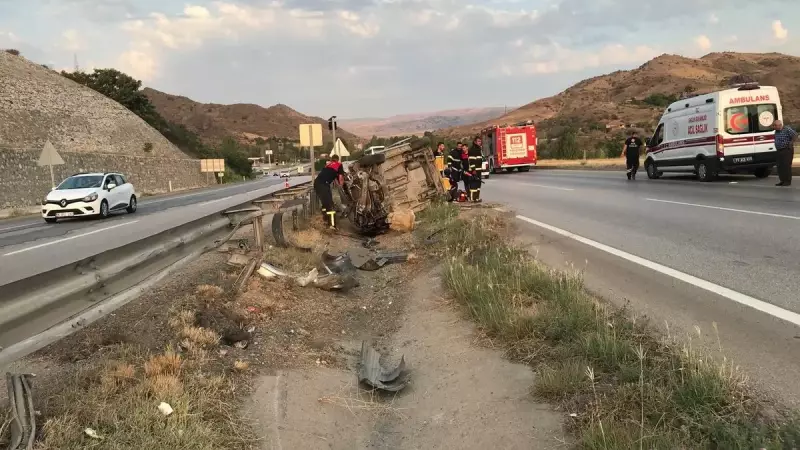 Cenaze Yolunda Korkunç Kaza: 1 Can Kaybı, 1 Yaralı - Acı Dolu Anlar