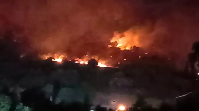 Dikili'deki Yangın Ormanlık Alana Sıçradı: İzmir-Çanakkale Yolu Ulaşıma Kapandı!