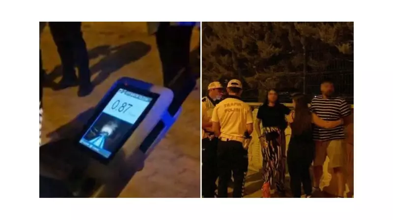 Ehliyetsiz ve Alkollü Sürücü Polisten Kaçtı, Yakınları Gazetecilere Saldırdı!