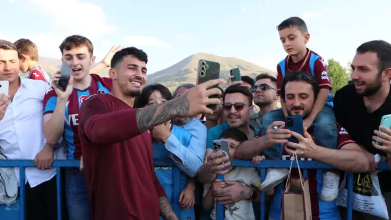 Erzurum'da Trabzonspor Taraftarlarından Muhteşem Sevgi Gösterisi!