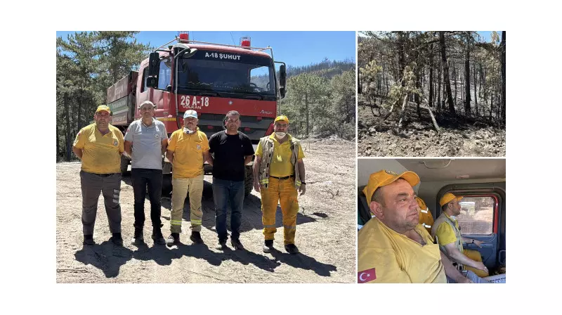 Eskişehir'de Orman Yangınıyla Mücadele: Kahramanların Anları Kameralara Yansıdı!