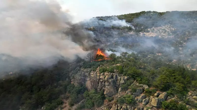 Eskişehir'den Afyonkarahisar'a Sıçrayan Yangın Alarmı: Tarım Arazileri Tehdit Altında!