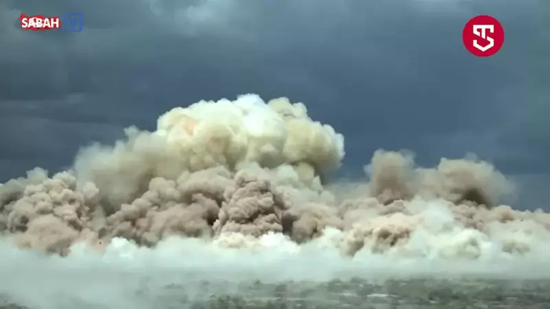 Gazap Bombasının Yıkıcı Etkisi: Kameraya Yansıyan Çarpıcı Anlar