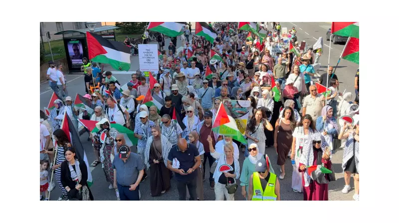 İsveç'te İsrail Protestosu: Göstericiler Stockholm'de Siyasi Tepkilerini Dile Getirdi!