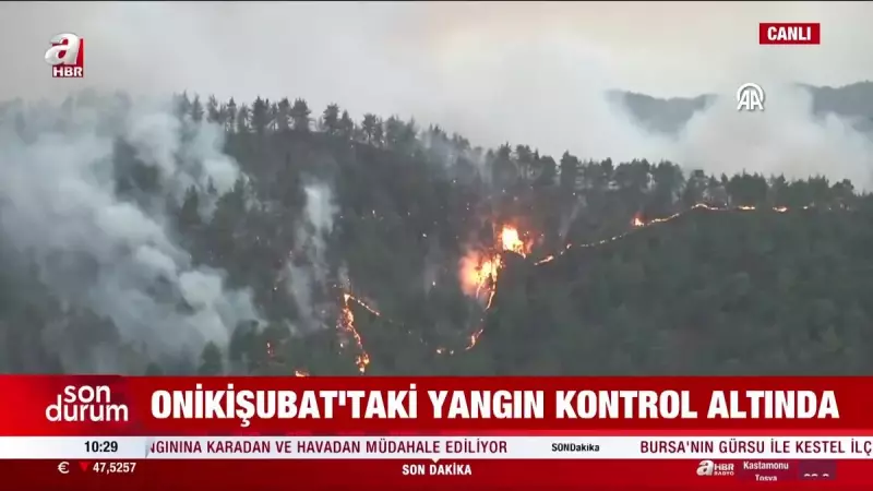 Kahramanmaraş'ta Çıkan Yangın Son Dakika: Alevler Kontrol Altında!