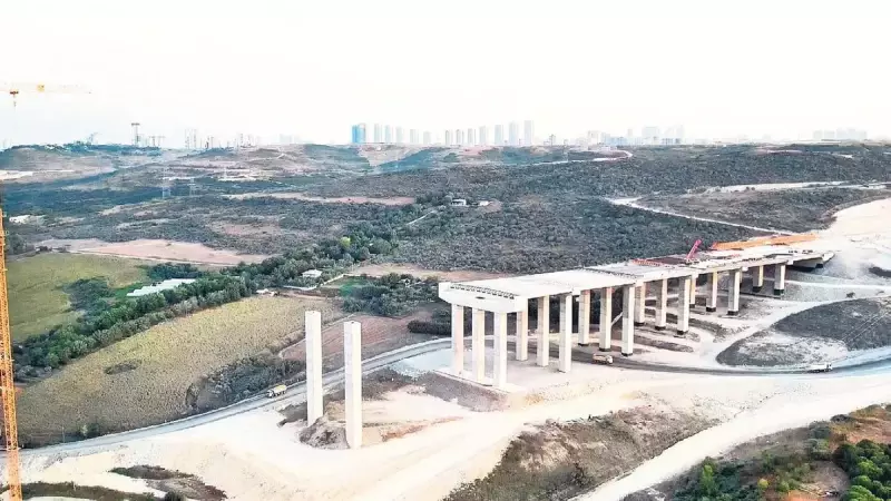 Kanal İstanbul'un İlk Köprüsü Şimdiden 110 Metreye Ulaştı: İşte Detaylar!