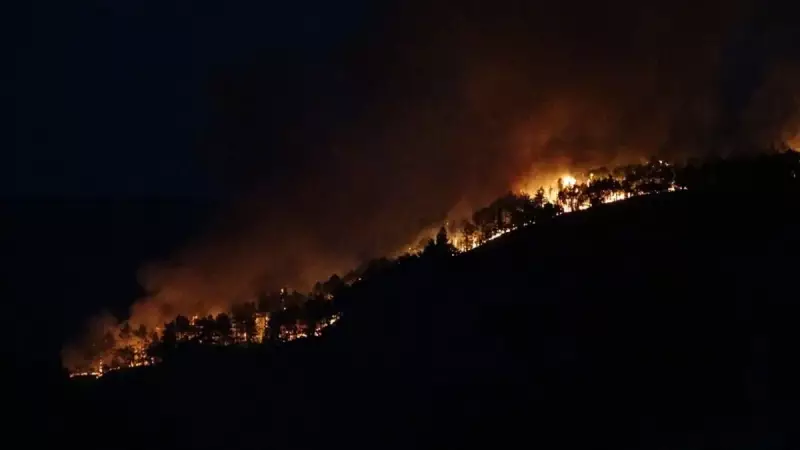 Karabük'ün Ovacık İlçesinde Alevler Yeniden Hortladı: Yangın Kontrolden Çıktı!