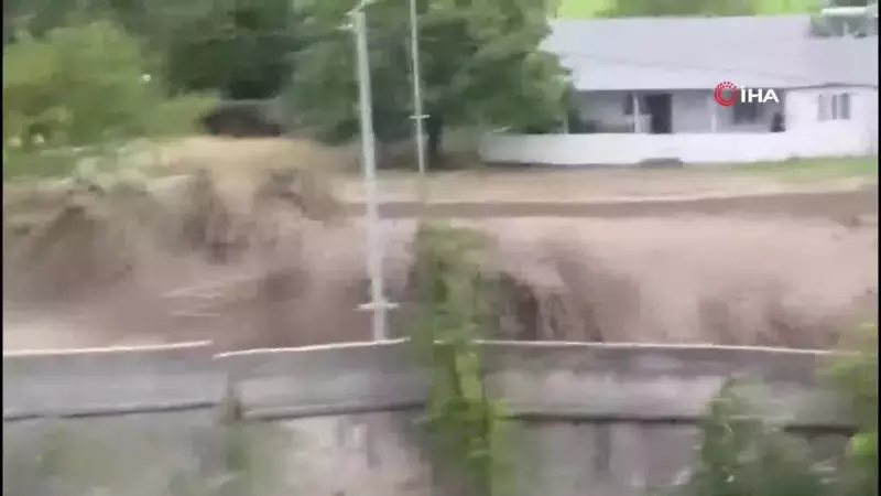 Kars'ta Sel Felaketi: Ani Taşkınların Yıkıcı Gücü Kamerada!