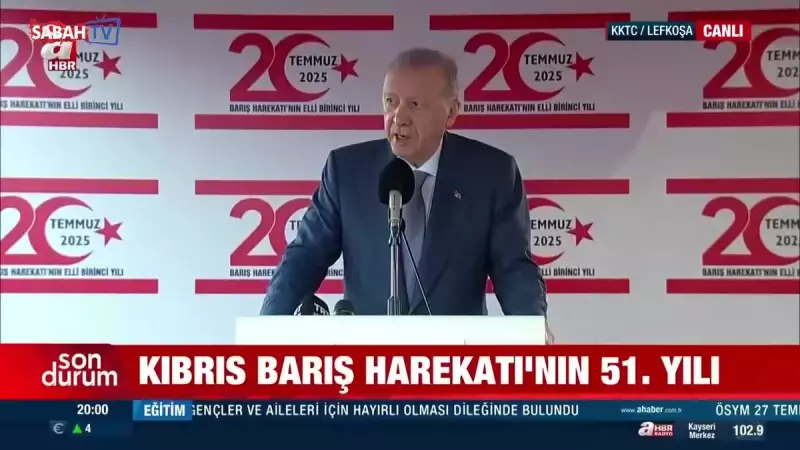 KKTC'nin 51. Yılında Erdoğan'dan Dünyaya Çarpıcı Mesaj: 'Barış Harekâtı Tarihi Bir Dönüm Noktasıydı'