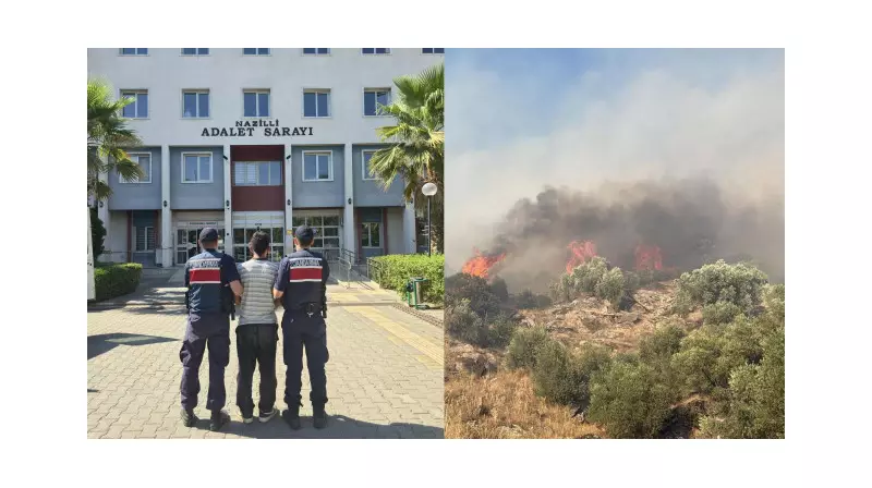 Makilik Alanda Çıkan Yangında Şüpheli Yakalandı: İşte Detaylar!