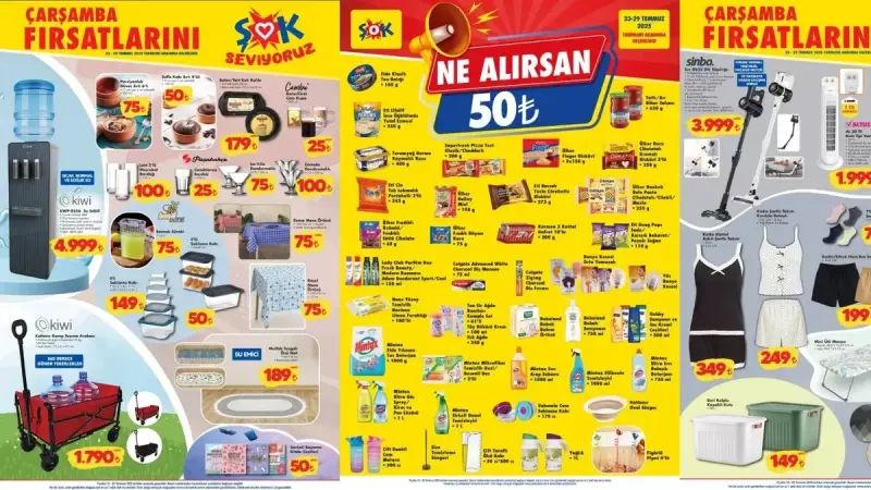 Şok Aktüel'de Bu Hafta Kaçırılmayacak Ürünler! (26-29 Temmuz)