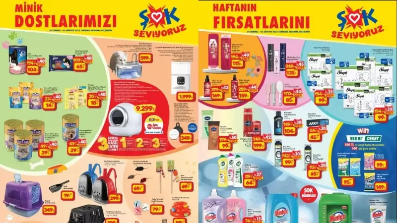 Şok İndirimler Başladı! 30 Temmuz - 5 Ağustos Arası Kaçırılmayacak Fırsatlar