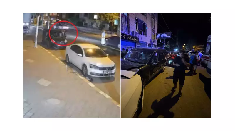 Park Halindeki Araçlara Çarpan Sürücü: İşte Olayın Şaşırtan Detayları!