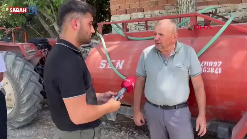 Patlak Lastiğe Rağmen Yardıma Koşan Çiftçinin Fedakarlığı Göz Doldurdu!