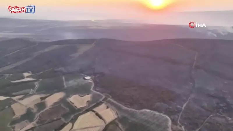 Şarköy'deki Orman Yangını 42 Saatin Sonunda Kısmen Kontrol Altına Alındı: İşte Detaylar