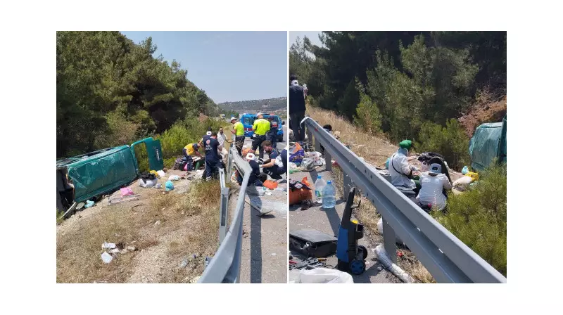 Sivas'ta Korkunç Minibüs Kazası: 13 Kişi Yaralandı!