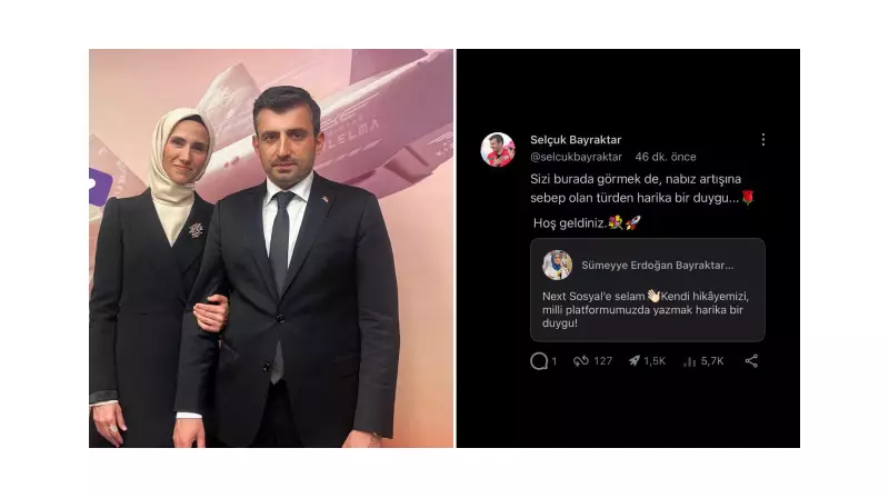 Sümeyye Erdoğan Bayraktar, Selçuk Bayraktar'ı Sosyal Medyada Böyle Karşıladı! Nabızları Yükselten Anlar