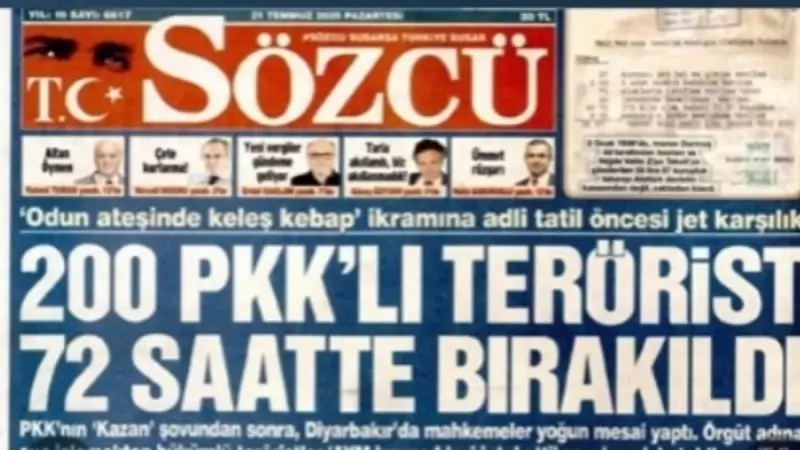 Şok İddia Çöktü! Sözcü Gazetesi'nin Haberi Gerçek Dışı Çıktı
