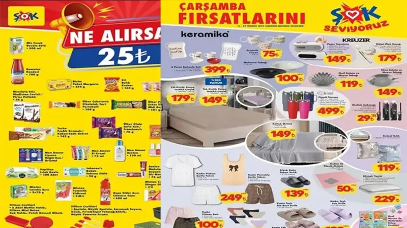 Şok'ta Bu Hafta Sonu Fırsatları: Ocak, Fırın ve Davlumbaz Modellerinde İnanılmaz İndirimler!