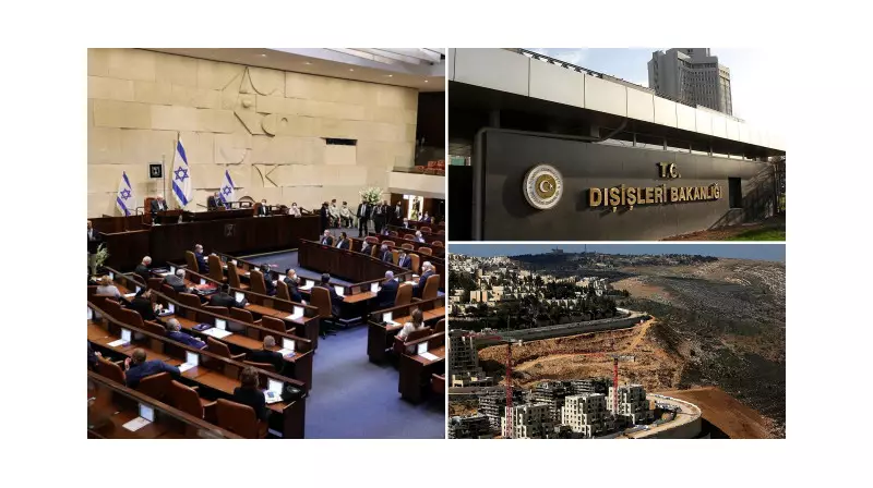 İsrail Meclisi'nde Batı Şeria İlhakını Öngören Tasarı Kabul Edildi: Türkiye'den Sert Tepki!