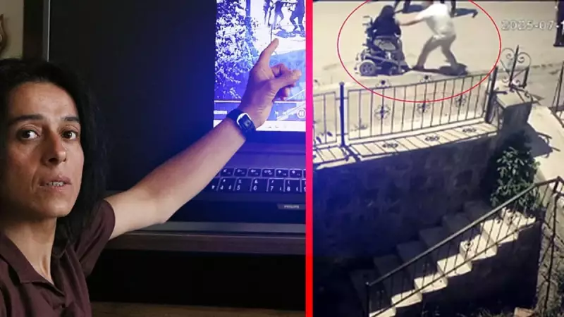 Tekerlekli Sandalyedeki Kadına Acımasız Saldırı: Kameralara Yansıyan Vicdansızlık!