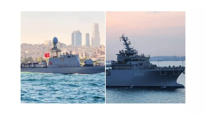 Türk Savaş Gemileri KKTC Limanlarında! Ziyaretçilerini Bekliyor