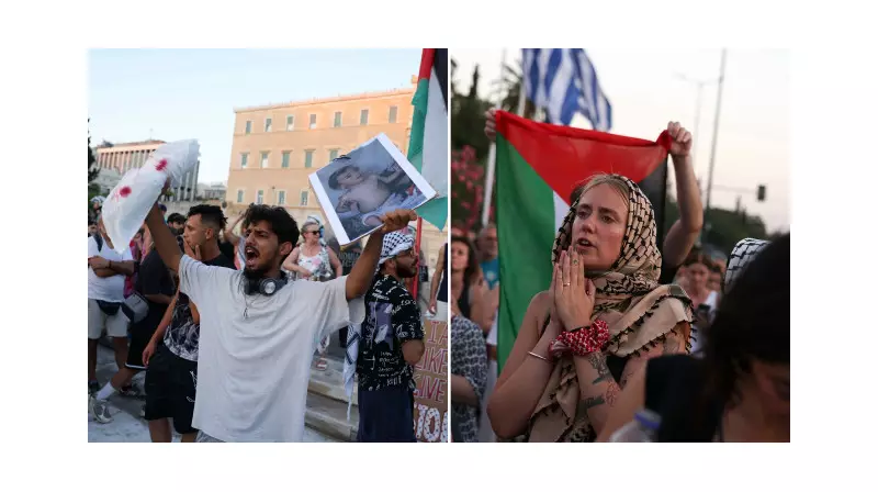 Yunanistan'da Gazze İçin Yürekleri Yakan Eylem: Açlıkla Mücadele Edenler Unutulmadı!