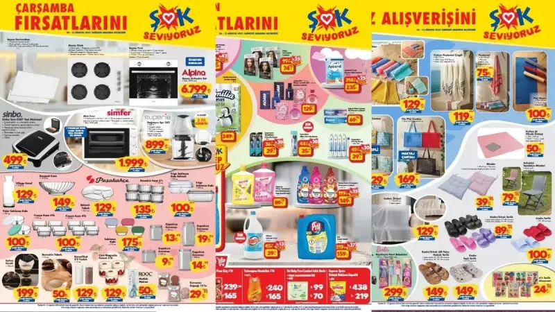 6-12 Ağustos Şok Fırsatları Başladı: Plaj Havlusundan Deterjana Süper İndirimler!