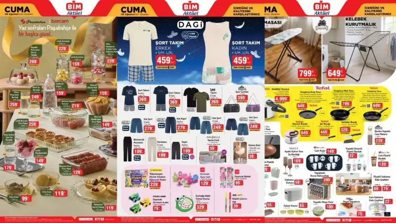 8-12 Ağustos BIM Aktüel Ürünleri: Duduklu Tencere, Ütü Masası ve Daha Fazlası İndirimde!