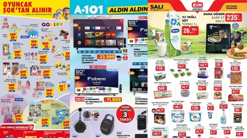 A101, ŞOK ve BİM'de Bu Haftanın Fırsatları: 16-21 Ağustos İndirim Kataloğu Yayınlandı!