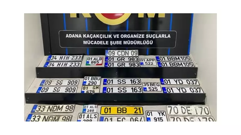 Adana'da Dev Operasyon: 27 Sahte Plaka Ele Geçirildi!