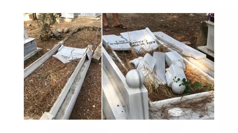 Adana'da Tarihi Mezarlıkta Skandal: 20 Mezar Taşı Kırıldı!